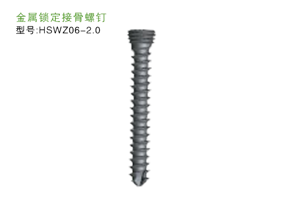 HSWZ06-2.0  金属锁定接骨螺
