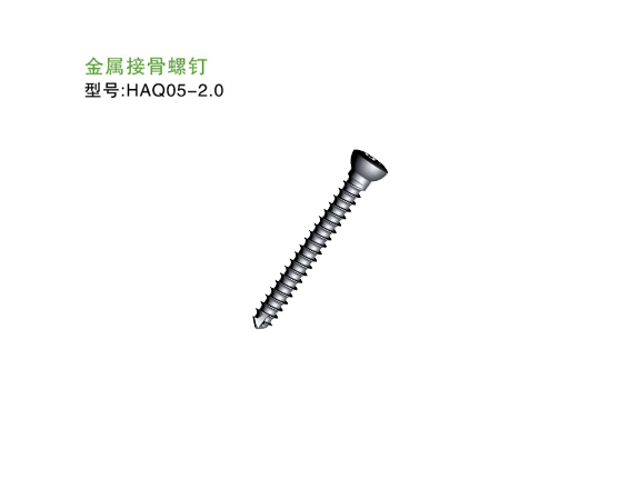HAQ05-2.0  金属接骨螺钉